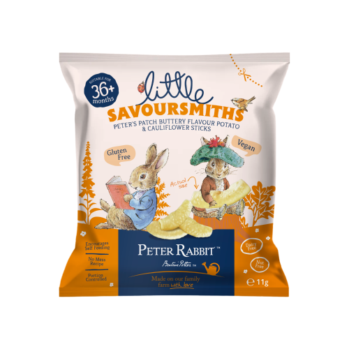 Little Savoursmiths Peter’s Patch Buttery Flavour Potato & Cauliflower Sticks (60 x 11g)