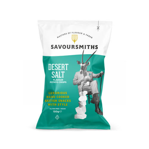 Desert Salt Flavour Potato crisps (12 x 150g bags)