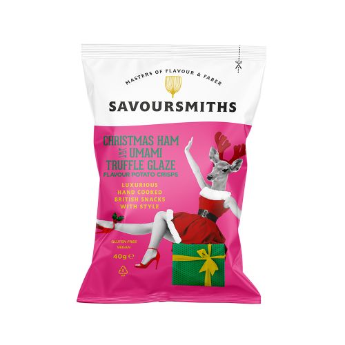 Christmas Ham with Umami Truffle Glaze Flavour Potato Crisps (24 x 40g bags) - LIMITED EDITION -  Pre-orders available later this year for Christmas 2025